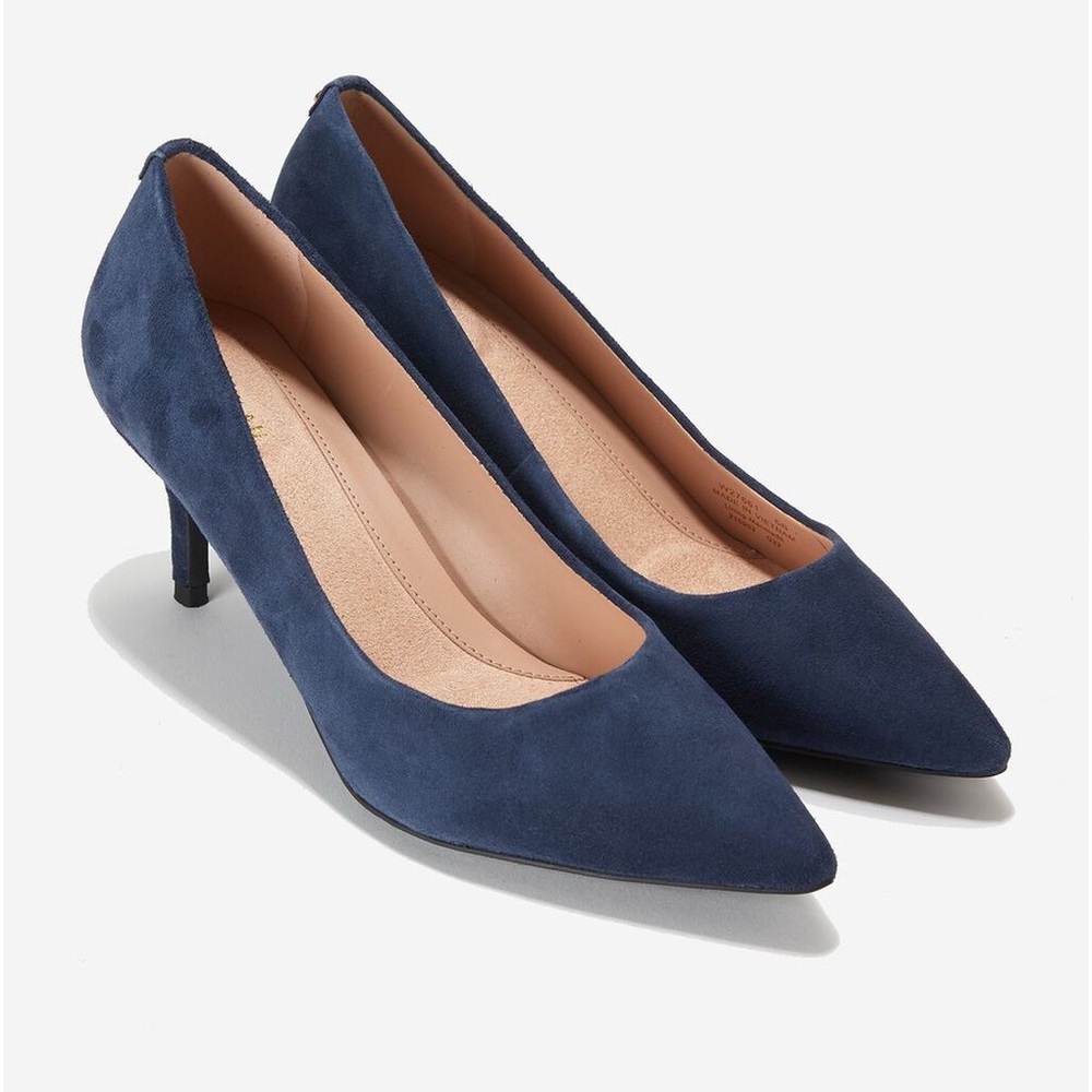 Cole Haan The Go-To Park Pump – Navy Blue Suede (Size US 8)